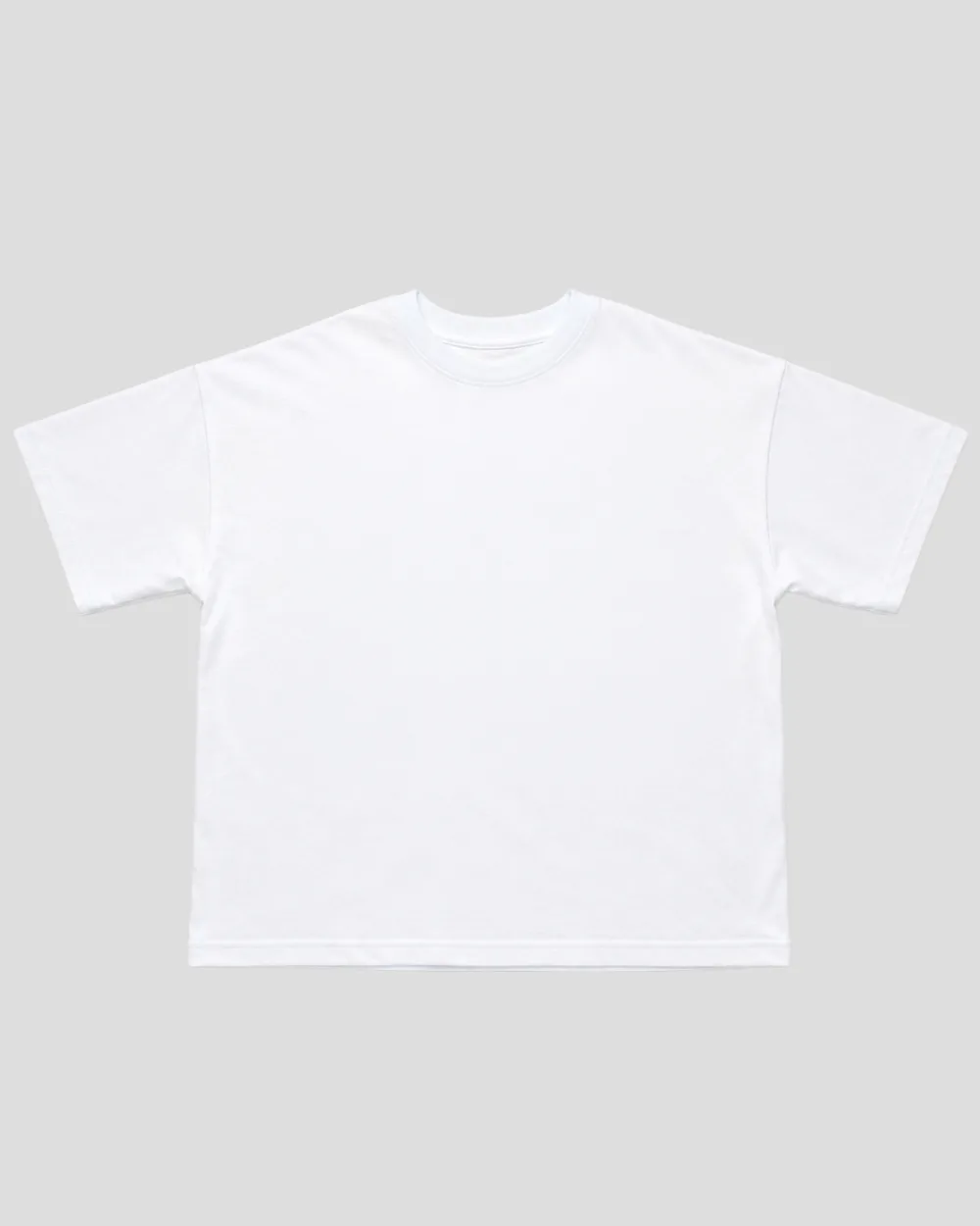 Playera Manga Corta Oversize Blanca