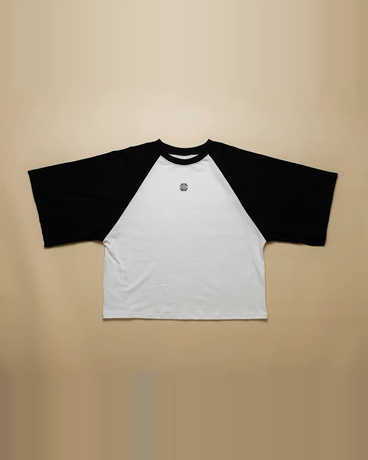 Playera 3/4 Oversize Bicolor