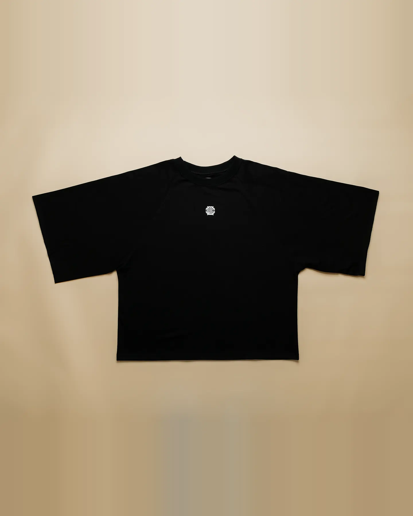 Playera 3/4 Oversize Negra