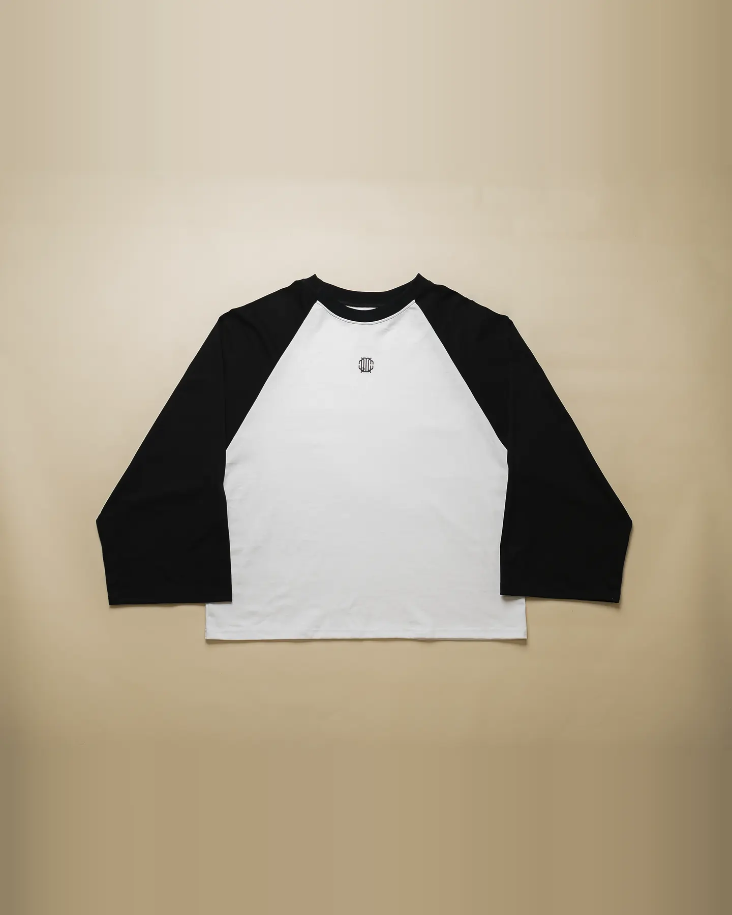 Playera Manga Larga Oversize Bicolor